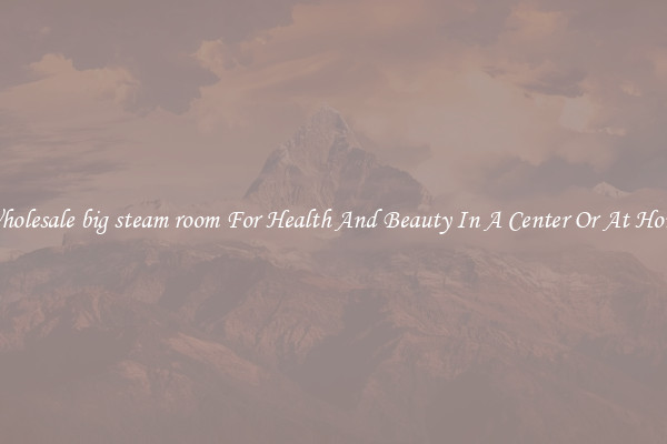 Wholesale big steam room For Health And Beauty In A Center Or At Home