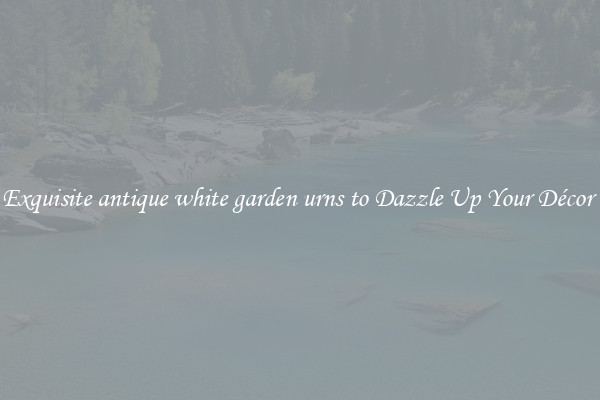 Exquisite antique white garden urns to Dazzle Up Your Décor 