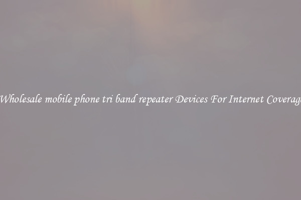 Wholesale mobile phone tri band repeater Devices For Internet Coverage