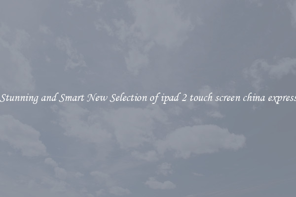 Stunning and Smart New Selection of ipad 2 touch screen china express