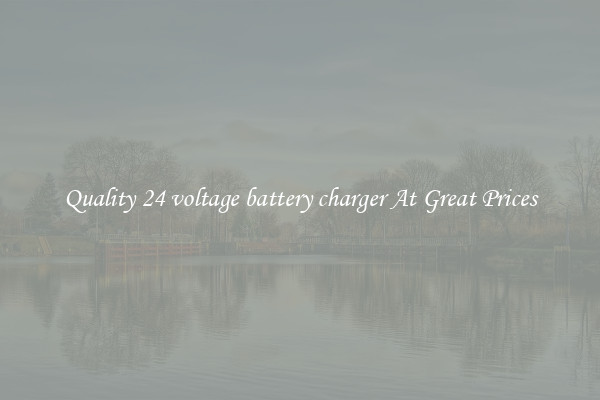 Quality 24 voltage battery charger At Great Prices