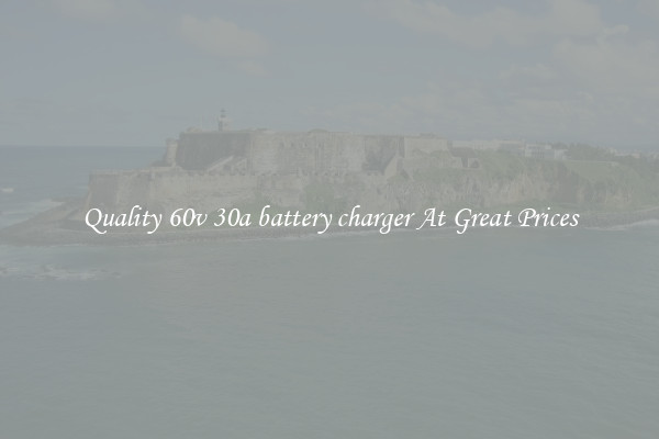 Quality 60v 30a battery charger At Great Prices